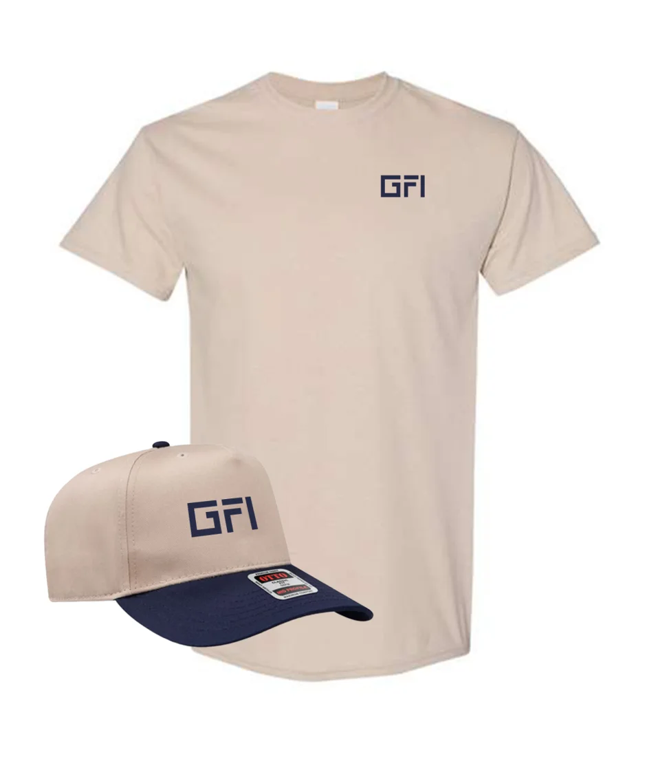 Tee + Cap Set Sand / Navy